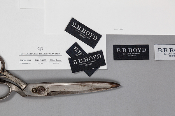 永恒的美感和传统的B.B. Boyd服装品牌设计-品牌标识采用了先进的排版系统,大胆又抽象的几何符号,精致色彩和独特象征---酷图编号5