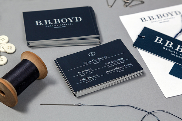 永恒的美感和传统的B.B. Boyd服装品牌设计-品牌标识采用了先进的排版系统,大胆又抽象的几何符号,精致色彩和独特象征---酷图编号3