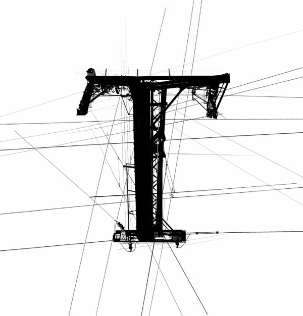 Garamond Powerline交叉电力线字母排版设计---酷图编号17