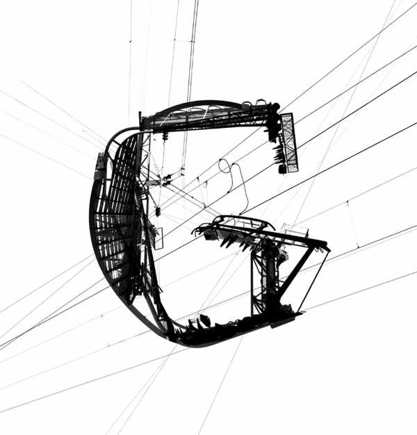 Garamond Powerline交叉电力线字母排版设计---酷图编号4