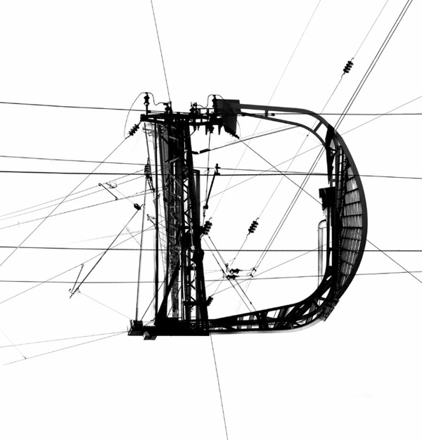 Garamond Powerline交叉电力线字母排版设计---酷图编号1