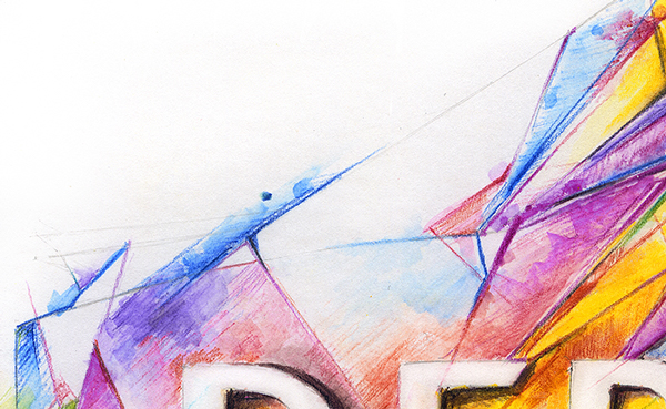 DERWENT-水溶性铅笔素描豹插画---酷图编号14