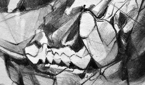 DERWENT-水溶性铅笔素描豹插画---酷图编号2