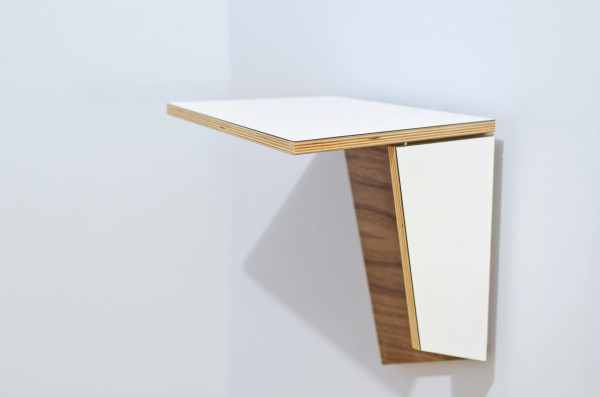 现代折纸般剪切折叠家具-灵感来自纸工艺,折叠简单的形状就可以创造凉爽雕塑形式---酷图编号11