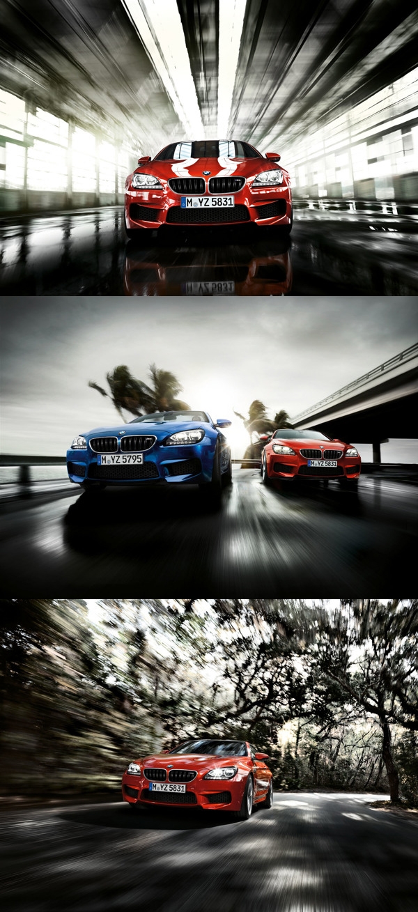 宝马M6敞篷跑车摄影作品图片