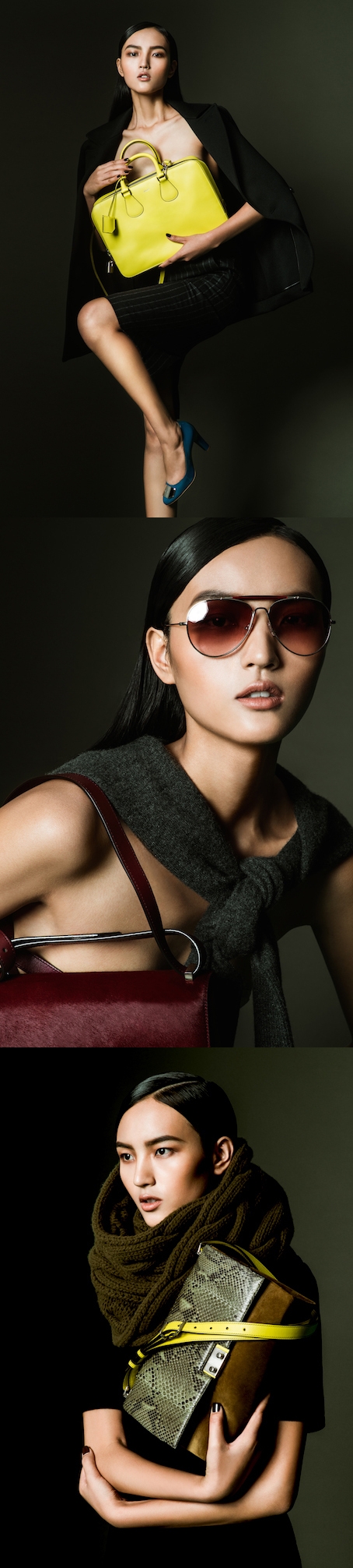 BALLY名品女包广告人像图片