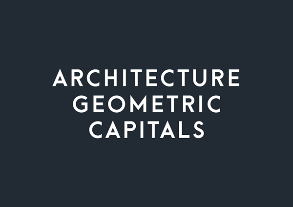 Arca Majora拉丁字母绘图字体设计---酷图编号1