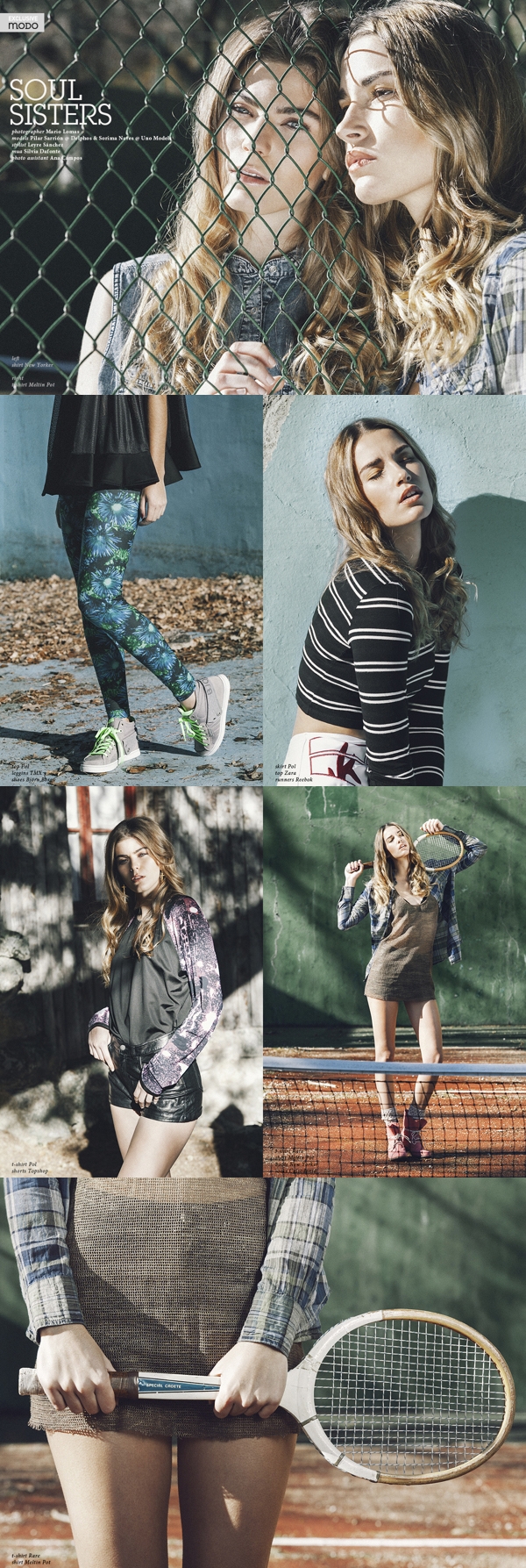 灵魂姐妹-Modo杂志人像图片
