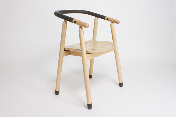 Flecto圆钉高脚木质扶手椅设计---酷图编号4