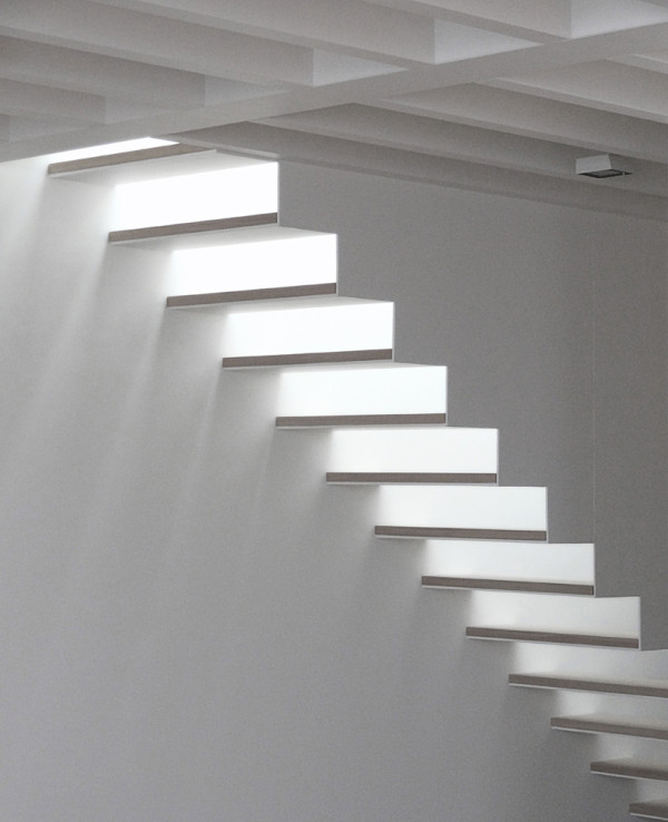 工业阁楼空间设计-在西班牙巴塞罗那,老厂房改造而成的空间,由于老厂已经暴露砖,所有这一切都被涂成白色改成铁结构,建筑师保留了双高天花板和高大的窗户,便于采光---酷图编号1110823