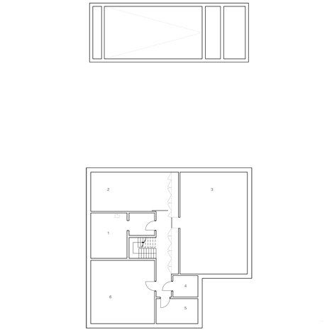 三层楼高的竖条木家-焊接金属板材料上穿孔,形成一个包层筛选,形成一个散热片,散热片横跨前置窗口延长到两个楼上,可保护其免受阳光和隐私的卧室---酷图编号1111194