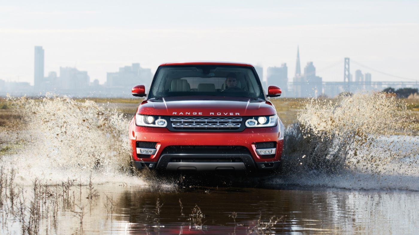 高清晰路虎揽胜运动版SUV越野车壁纸下载图片