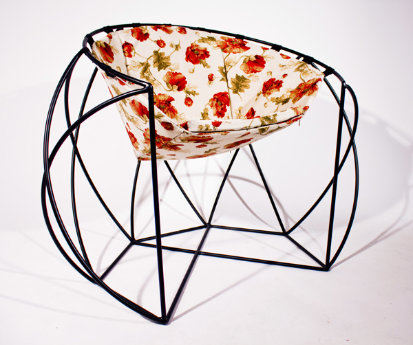 GEO多边形帆布蜂巢椅-悬挂座椅由织物和填充物的完成,符合人体工程学设计,不仅舒适性,同时也保证了愉快的感觉,媲美吊床---酷图编号1