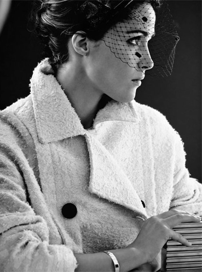 白色玫瑰冬季-强烈的女性角色-Edit杂志封面---酷图编号2