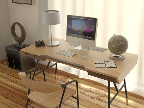 Holst Desk办公桌子---酷图编号1114896