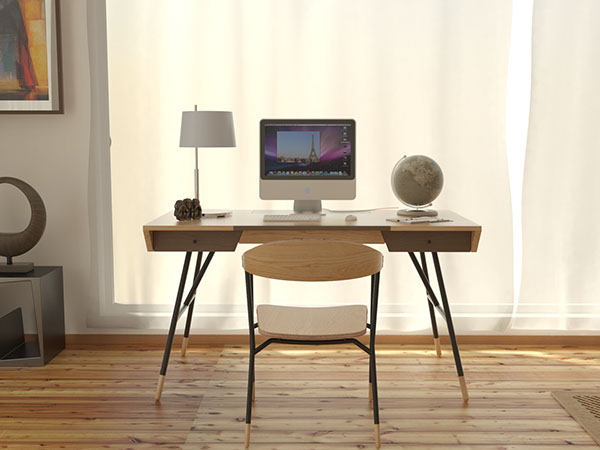 Holst Desk办公桌子---酷图编号1114900