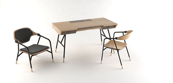 Holst Desk办公桌子---酷图编号1114905