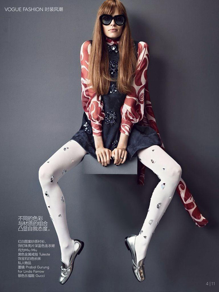 阿利萨-VOGUE时尚中国2015年1月-20世纪60年代风格的设计---酷图编号5