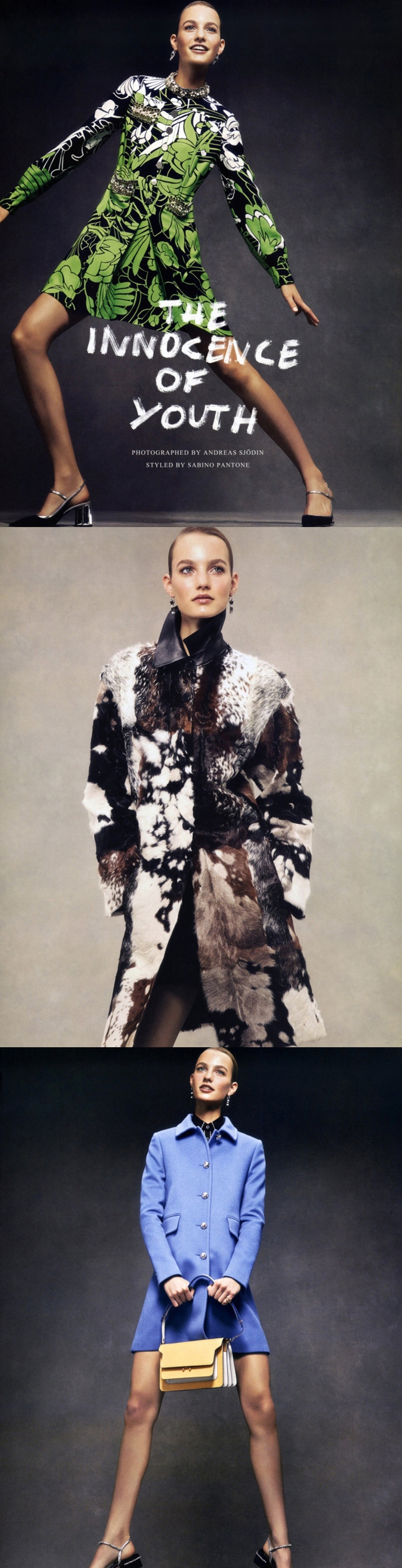 纯真的青年-VOGUE日本-60年代的氛围时装秀图片