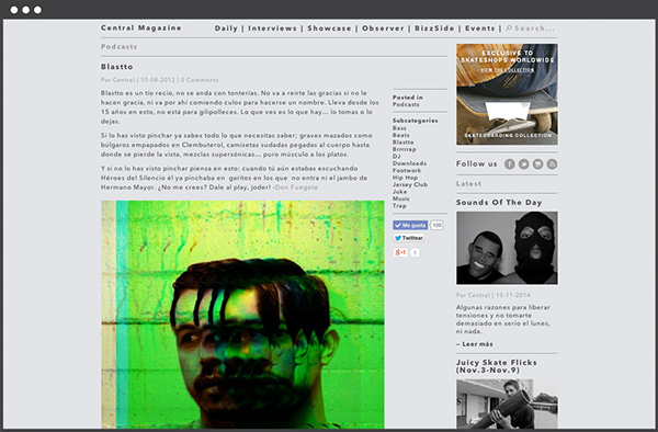 代表街头文化Central Magazine杂志宣传册手册设计---酷图编号7