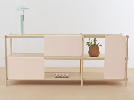 加拿大照明集合MSDS工作室设计的简单木质家具与五金照明设备-在斯德哥尔摩展出-设计师来自Jessica Nakanishi and Jonathan Sabine---酷图编号3