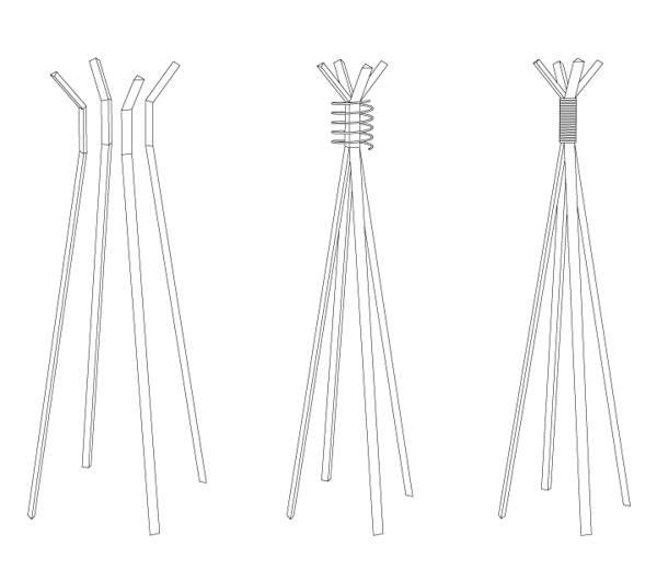 Franciscano-木质衣帽架设计---酷图编号1119947
