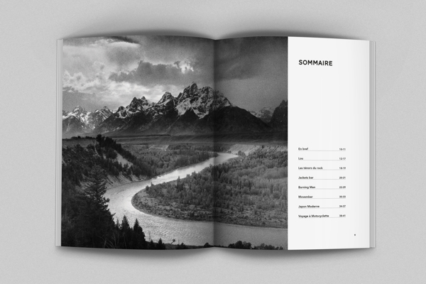 Grizzly Magazine灰熊杂志排版设计-为摇滚音乐节打造的融合了音乐,时尚和文化活动的设计---酷图编号4