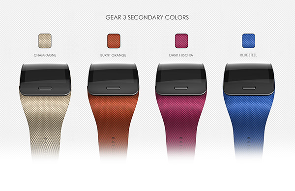 Samsung Gear S三星优雅弯曲的独立智能腕表带-可以定制屏幕钟面和多变的肩带有助于表达自己的风格。---酷图编号1121638