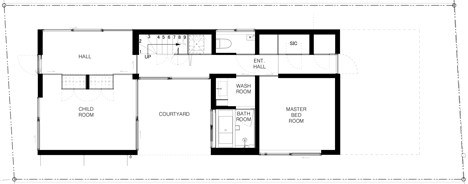 冲浪者的房子-头重脚轻白宫,位于日本神奈川县,两层楼位于海滩附近,可以让你多时间尽可能在户外生活,朝下庭院,里面有一棵树,除了突出的门面,还有私人日光浴露台,一楼有儿童房,可以轻松地学习,同时也享受家庭的温暖---酷图编号1123448
