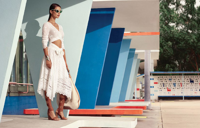 法国模特Ophelie Guillermand演绎美诱泳装秀-怀旧炎热的夏天---酷图编号1123470