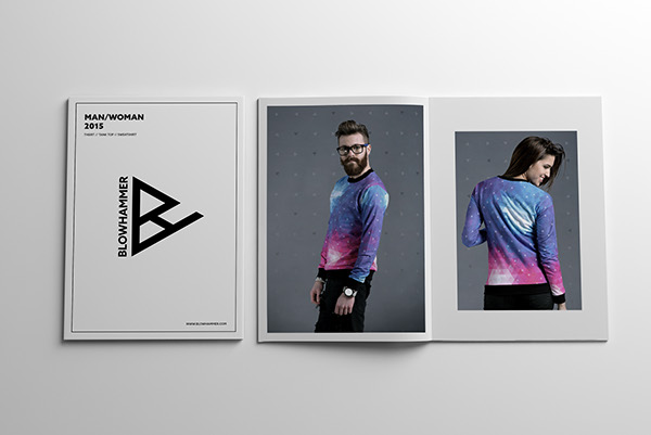 意大利Blowhammer时尚时装品牌设计-黑漂亮的黑白小星星装饰---酷图编号9