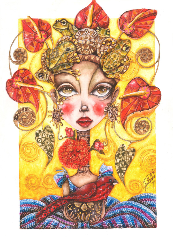 Caribean Illustrations-加勒比地区人物纪实插画---酷图编号10