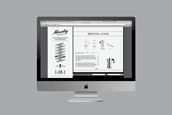 Monolog-独白品质的咖啡品牌设计---酷图编号15