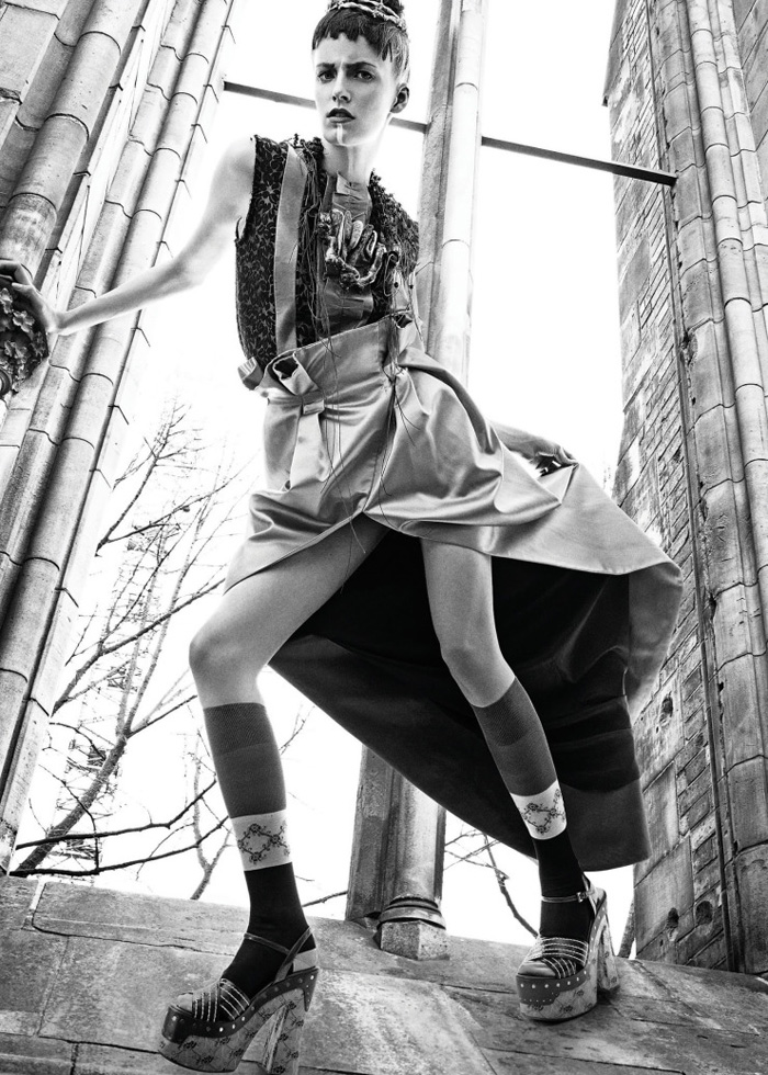 “都市战士”-LOFFICIEL乌克兰2015年4月-一个复杂艰难的女孩---酷图编号4