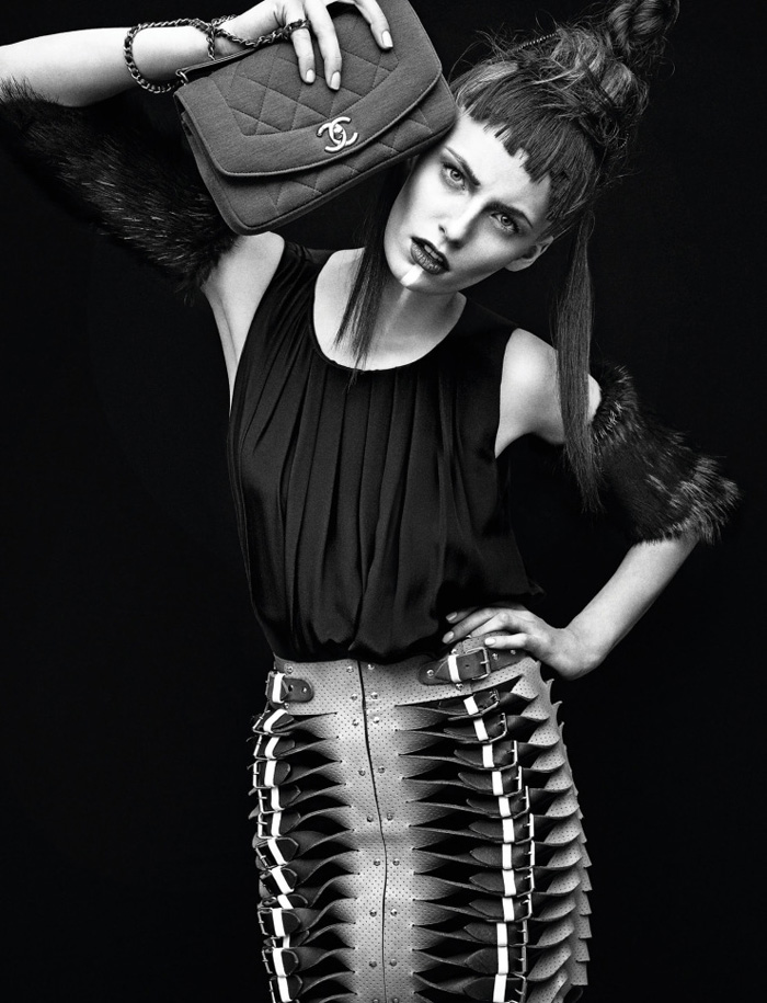 “都市战士”-LOFFICIEL乌克兰2015年4月-一个复杂艰难的女孩---酷图编号1