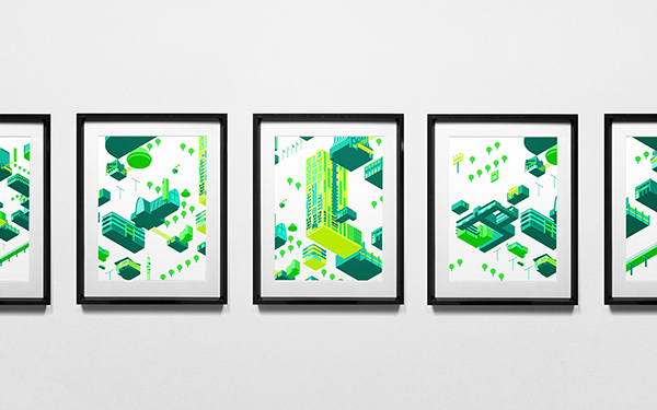 El Semillero公寓建筑群品牌绿黄搭配设计---酷图编号8