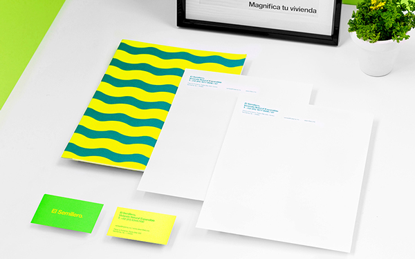 El Semillero公寓建筑群品牌绿黄搭配设计---酷图编号7