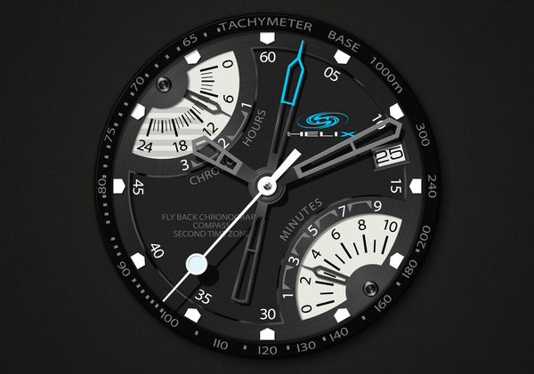 航天器材螺旋手表-一个新运动时尚腕表---酷图编号1