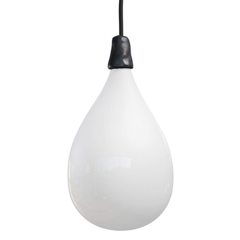 气球形Lasvit五彩吊灯-荷兰设计师Maarten Baas作品-采用手工吹制乳白色和彩色玻璃制成成看起来像气球的吊灯---酷图编号3