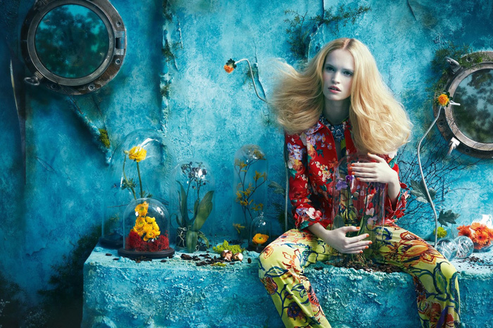 路易莎-Glamour魅力意大利2015年4月-现代时尚洛可可风格的视觉魅力---酷图编号6