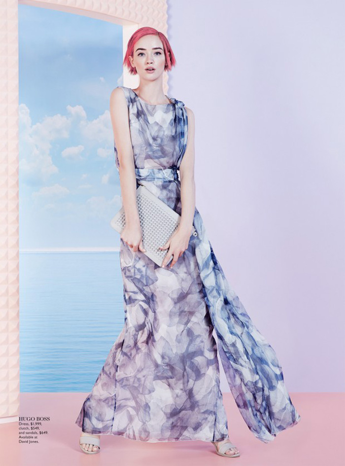 杰恩贝利和丽芙-VOGUE时尚澳大利亚2015年5月-现代几何设计的女装秀---酷图编号4
