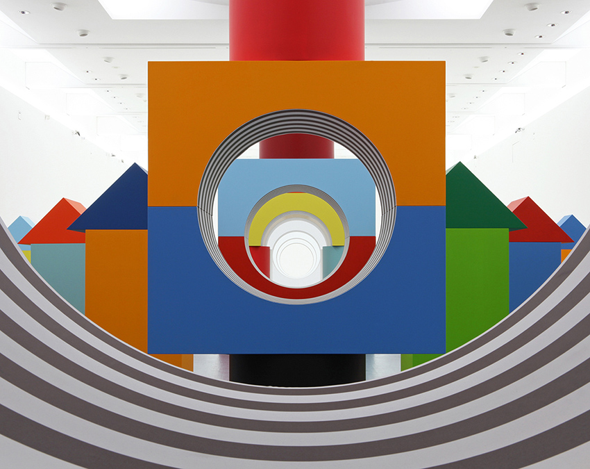 法国77岁艺术家丹尼尔・布伦的孩子们积木游戏展-是一个多姿多彩的微型城市---酷图编号1129761