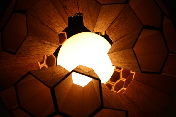 六角形“蜂巢足球”灯泡设计---酷图编号4