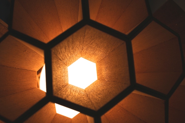 六角形“蜂巢足球”灯泡设计---酷图编号3