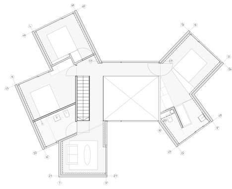 十个立方体的向日葵房子-坐落在西班牙可以俯瞰地中海的悬崖边,令人印象深刻的风光优势,光热进了屋像一个巨大的向日葵投影,是个度假的好去处---酷图编号13