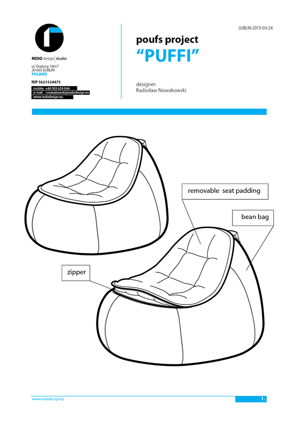 PUFFi-轻袋沙发床-里面装满泡沫塑料颗粒---酷图编号1132103