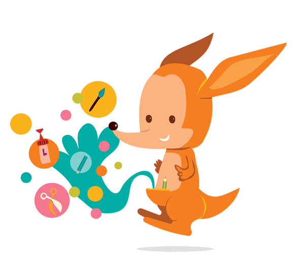 孩子们的动物卡通画illustratio集合---酷图编号10