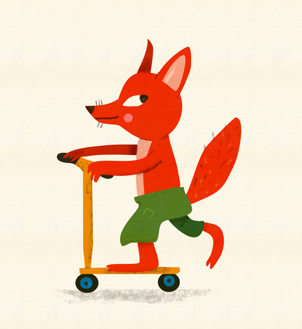 孩子们的动物卡通画illustratio集合---酷图编号1