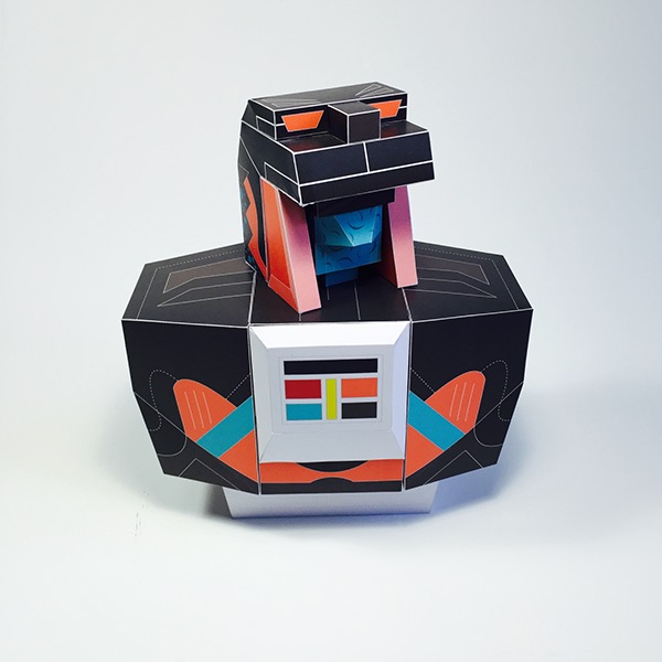 Ginnika纸雕博览会-战神金刚纸雕玩具---酷图编号8