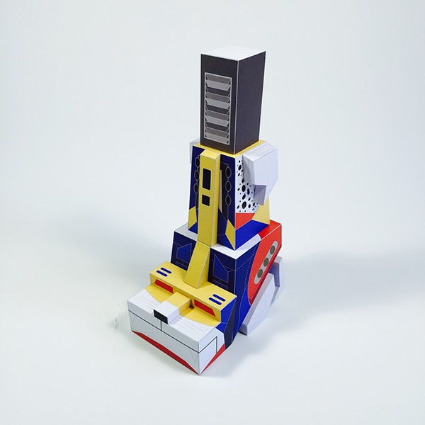 Ginnika纸雕博览会-战神金刚纸雕玩具---酷图编号7